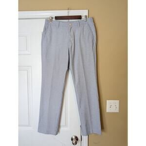 Bonobos Golf Pants Mens 32x32 Slim Fit Light Gray Performance Stretch Dress Pant